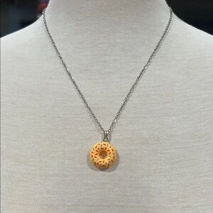 Donut Pendant Necklace